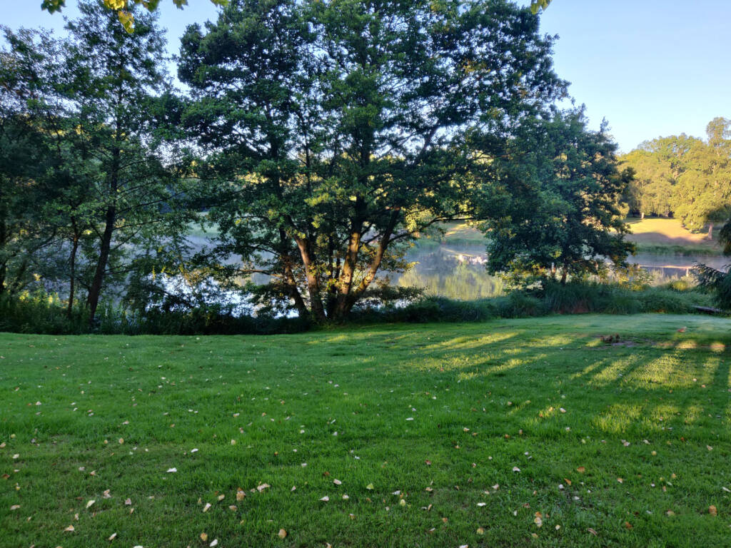 lake and area of water.