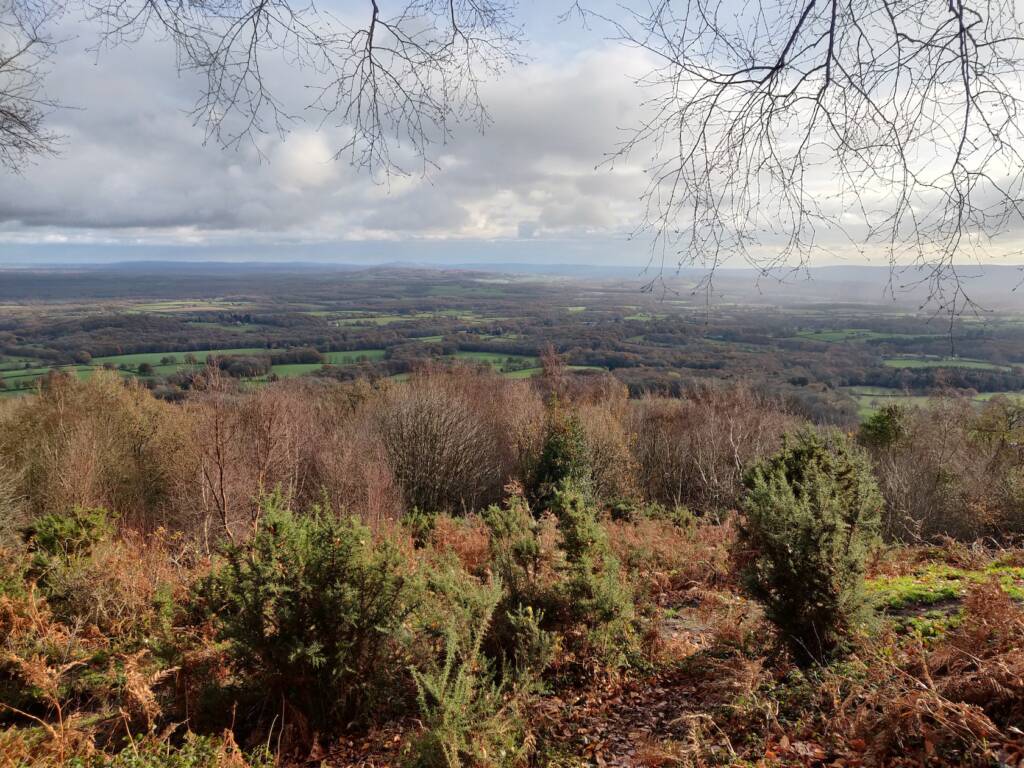 view point over land